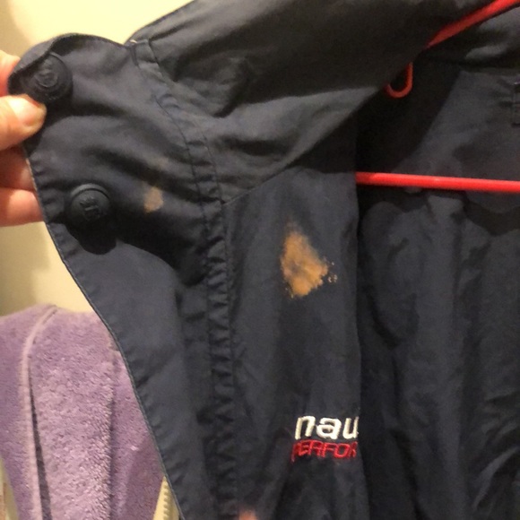 Vintage Nautica Jacket with full length zipper and zippered pocket. - Picture 7 of 9